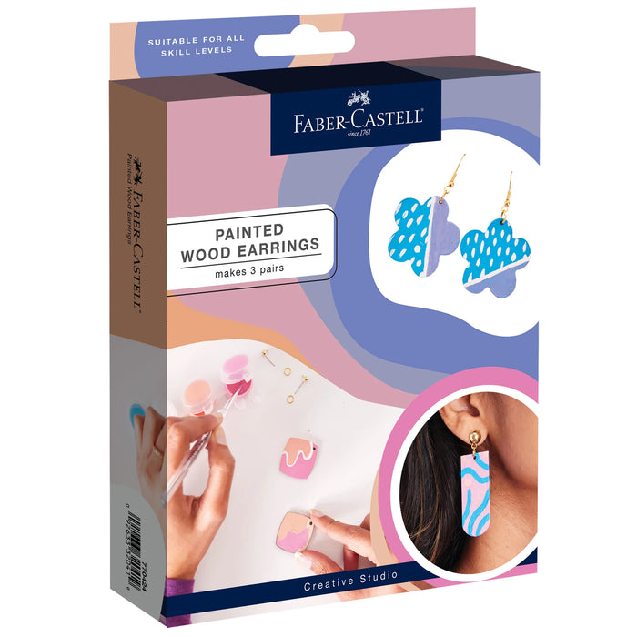 Painted Wood Earrings Kit - JKA Toys