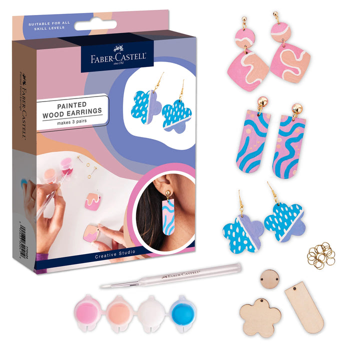 Painted Wood Earrings Kit - JKA Toys