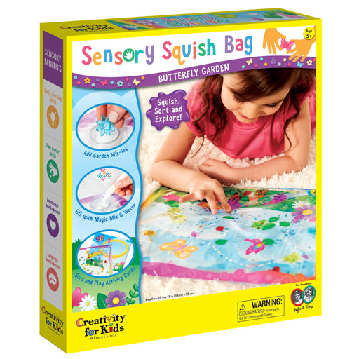 Butterfly Garden Sensory Squish Bag - JKA Toys