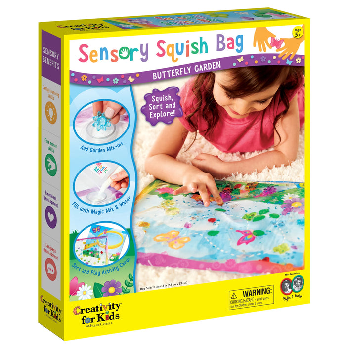Butterfly Garden Sensory Squish Bag - JKA Toys