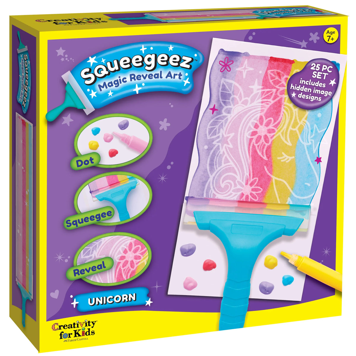 Squeegeez Magic Reveal Art Unicorn Kit