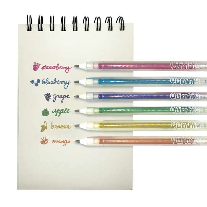 Yummy Yummy Metallic Gel Pens - JKA Toys