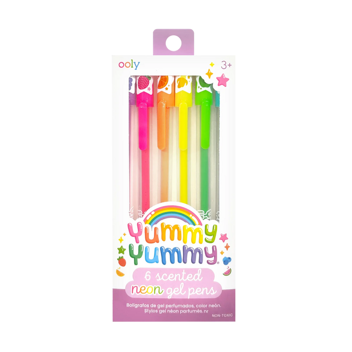 Yummy Yummy Scented Neon Gel Pens - JKA Toys