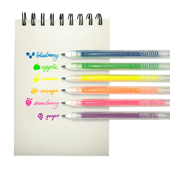 Yummy Yummy Scented Neon Gel Pens - JKA Toys