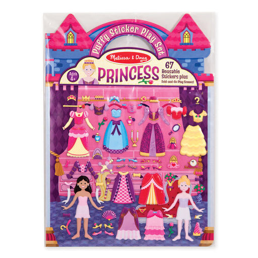Princess Puffy Sticker Play Set - JKA Toys