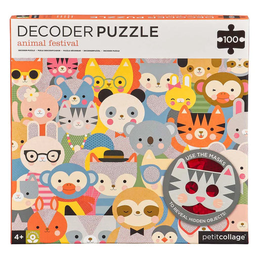 Animal Festival 100 Piece Decoder Puzzle - JKA Toys