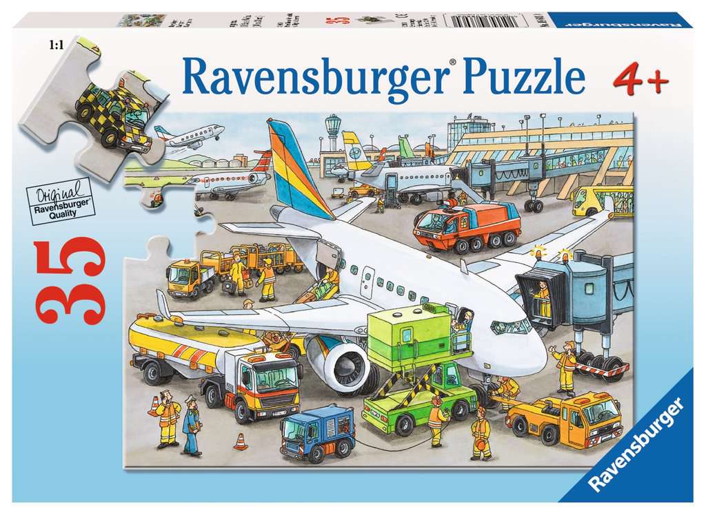 35 Piece Busy Airport Puzzle - JKA Toys