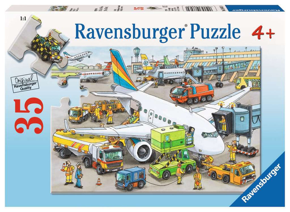 35 Piece Busy Airport Puzzle - JKA Toys