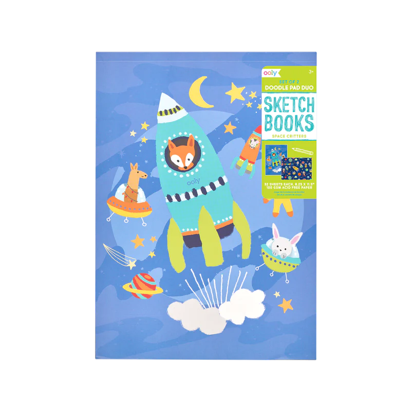 Space Critters Doodle Pad Sketchbook Duo - JKA Toys