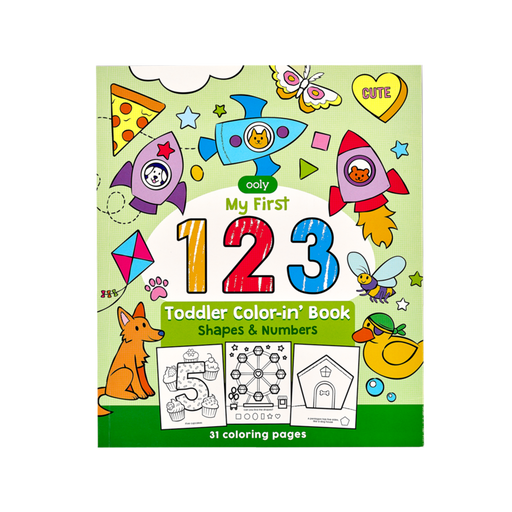 My First 123 Toddler Color-in’ Book - JKA Toys
