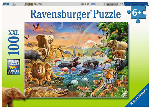 100 Piece Savannah Jungle Waterhole Puzzle - JKA Toys