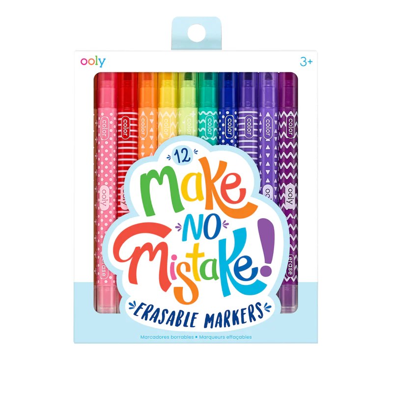 Make No Mistake Erasable Markers - JKA Toys