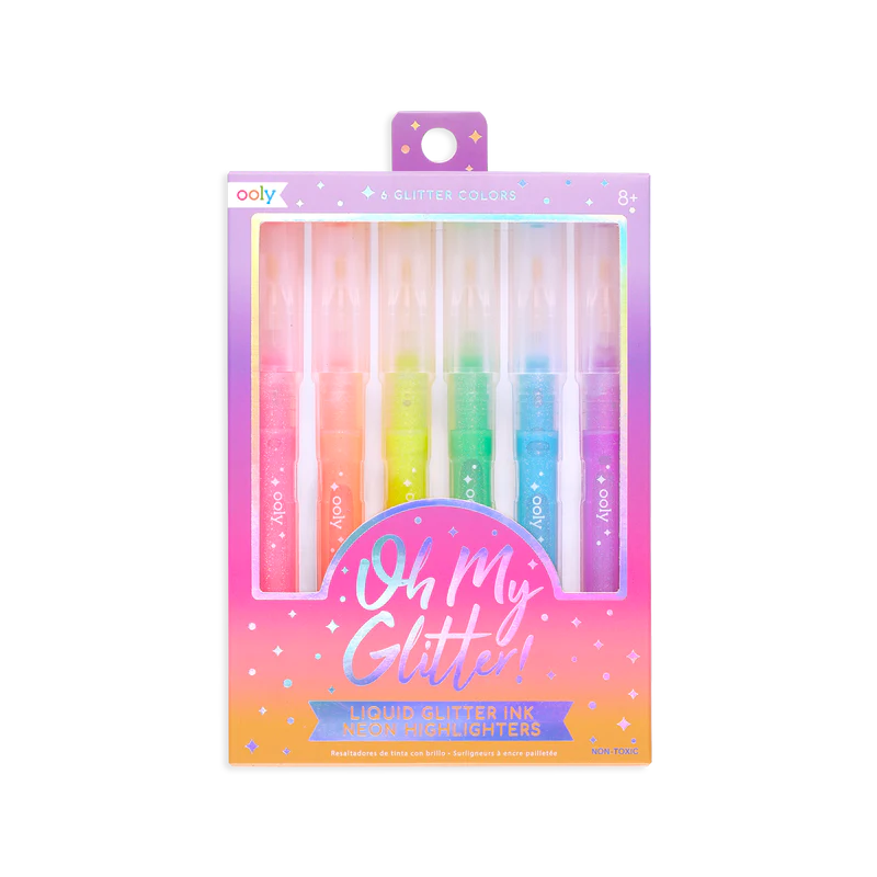 Oh My Glitter! Neon Highlighters - JKA Toys