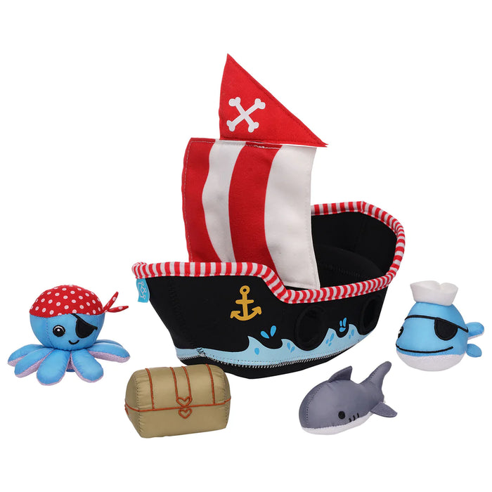 Pirate Ship Floating Fill-N-Spill Bath Toy - JKA Toys