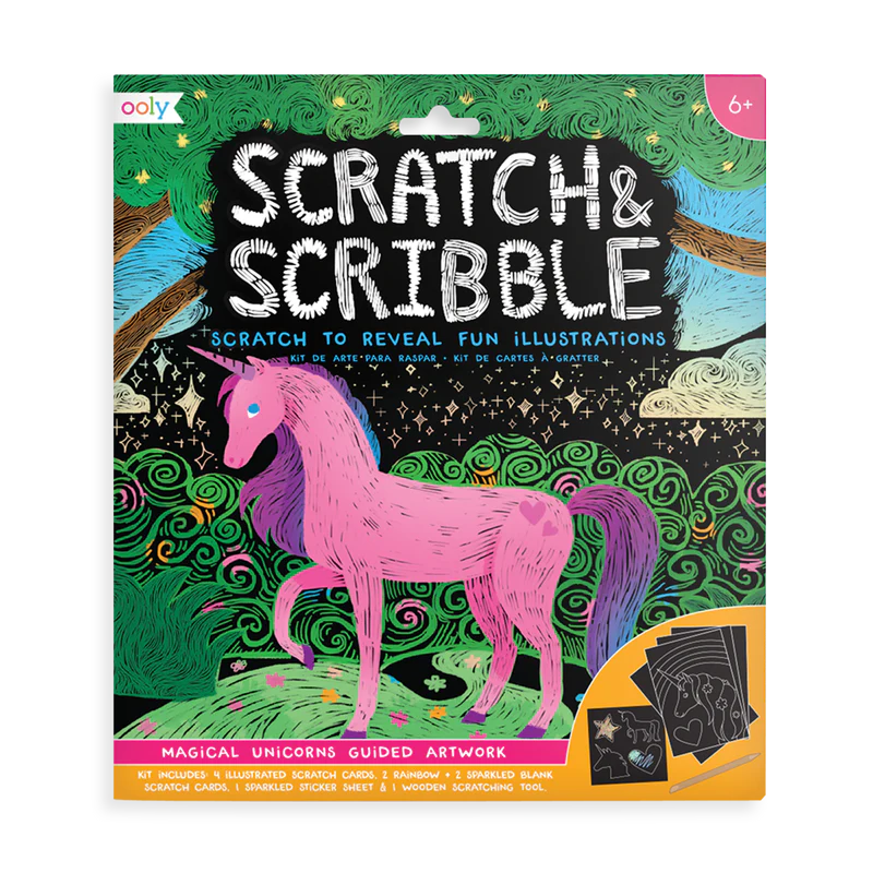 Scratch & Scribble: Magical Unicorns - JKA Toys
