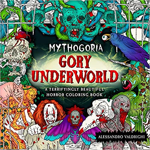 Mythogoria Gory Underworld Coloring Book - JKA Toys