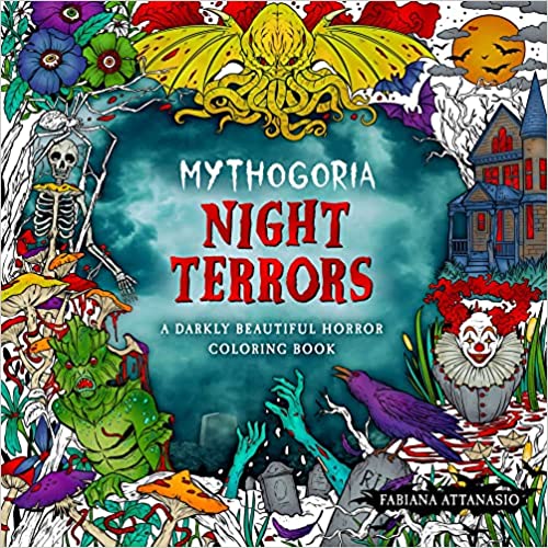 Mythogoria Night Terrors Coloring Book - JKA Toys