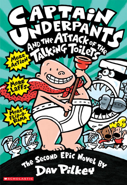 Captain Underpants And The Attack Of The Talking Toilets - JKA Toys