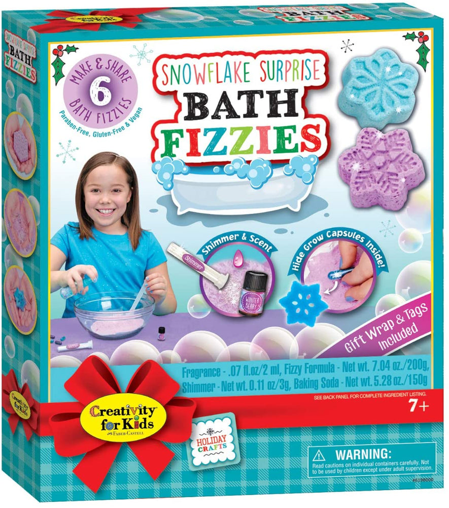 Snowflake Surprise Bath Fizzies Kit - JKA Toys