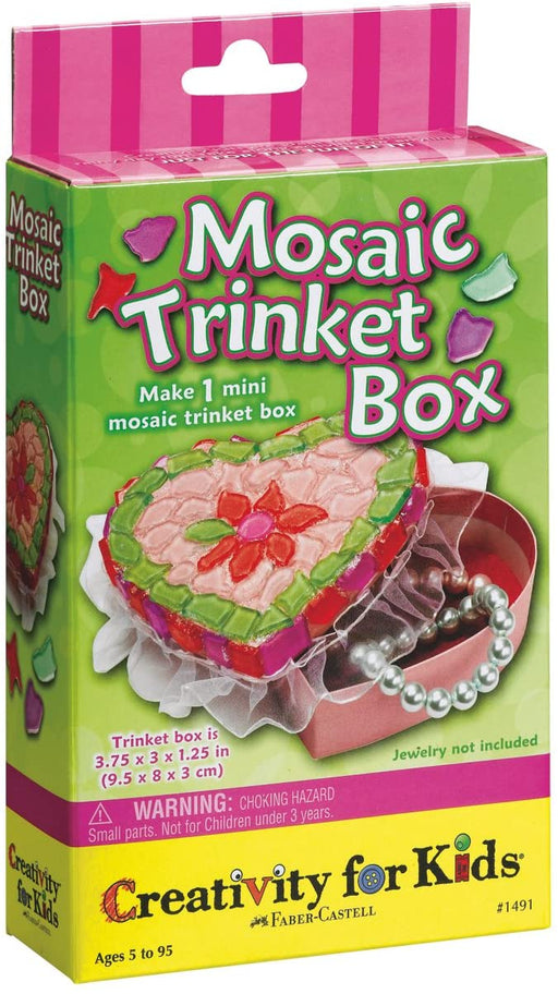 Mosaic Trinket Box Craft Kit - JKA Toys