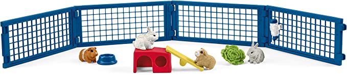 Rabbit and Guinea Pig Hutch Set - JKA Toys