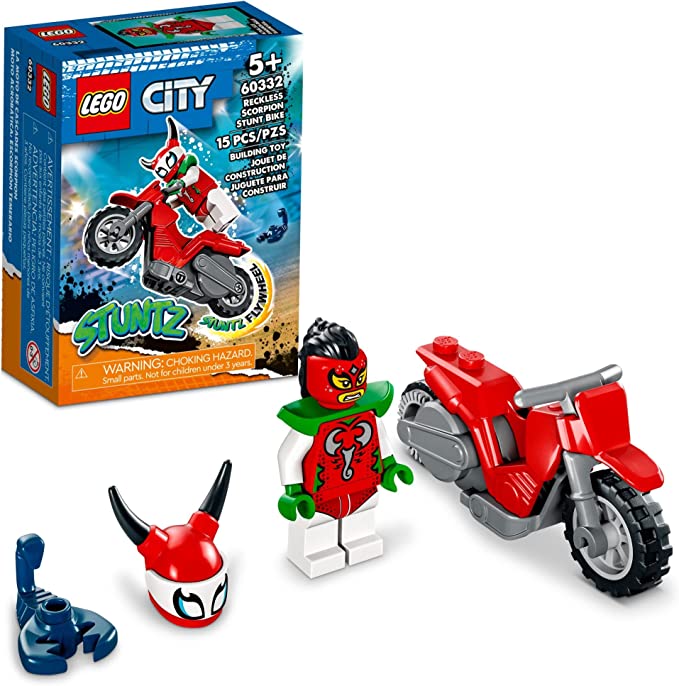 LEGO City Stuntz: Reckless Scorpion Stunt Bike - JKA Toys