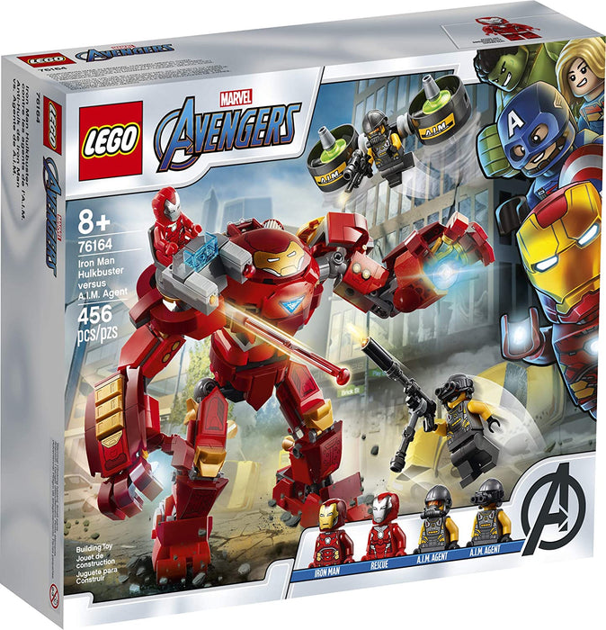 LEGO Marvel Avengers Iron Man Hulkbuster versus AIM Agent — JKA Toys