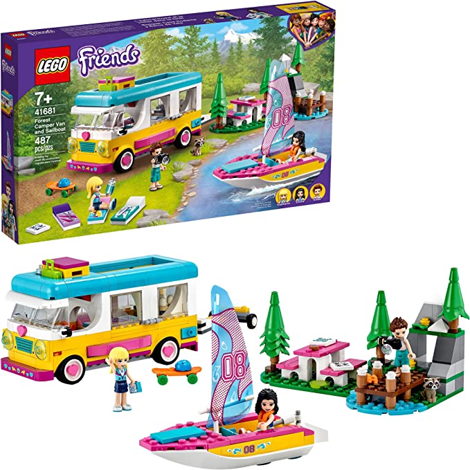 LEGO Friends: Forest Camper Van and Sailboat - JKA Toys