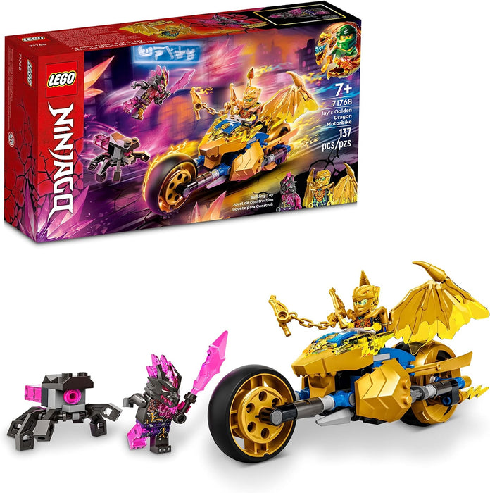 LEGO Ninjago - Jay’s Golden Dragon Motorbike - JKA Toys