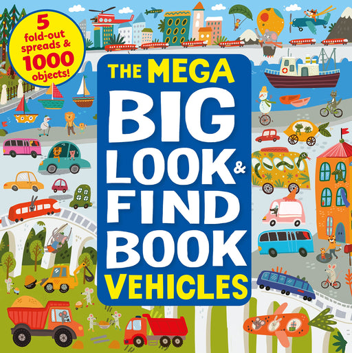 The Mega Big Look & Find Book: Vehicles - JKA Toys