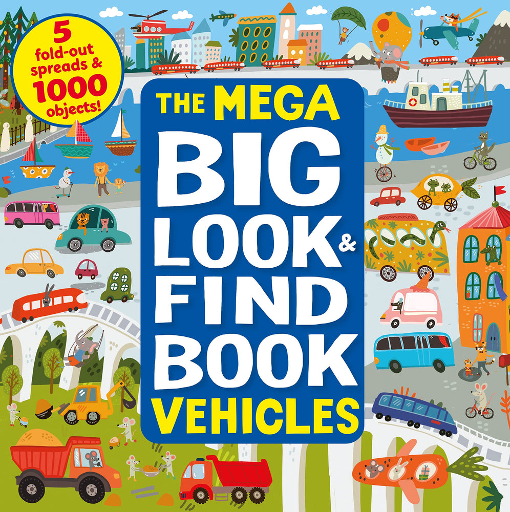 The Mega Big Look & Find Book: Vehicles - JKA Toys