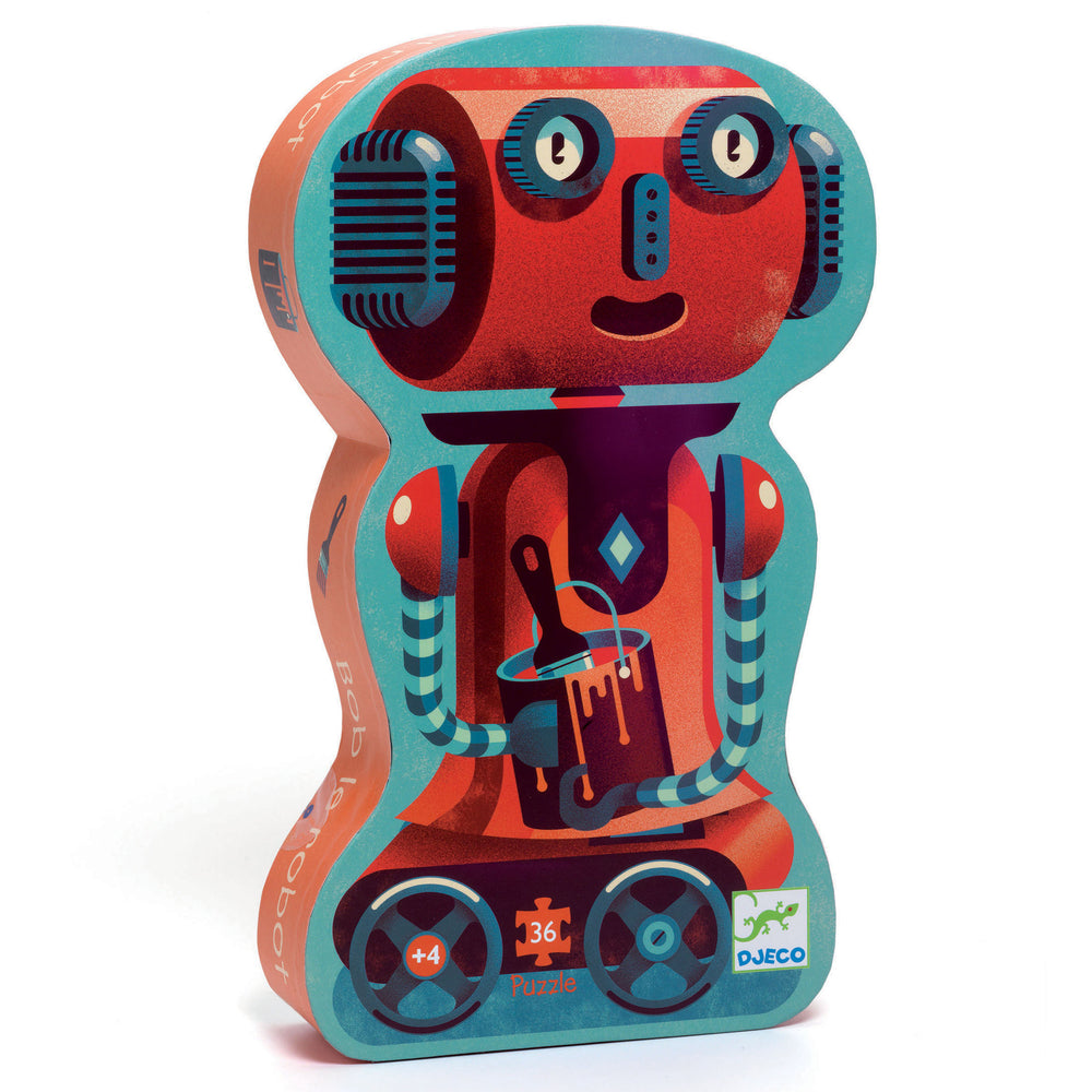 36 Piece Bob the Robot Shape Puzzle - JKA Toys