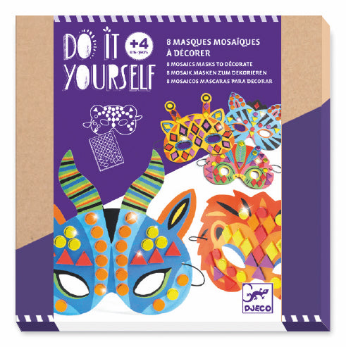 Jungle Animals Mosaic Masks - JKA Toys