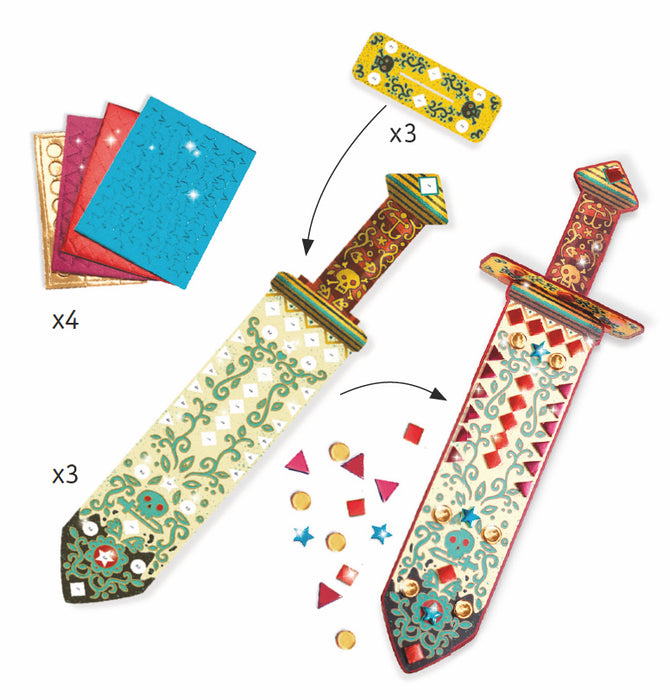 Mosaic Swords to Decorate - JKA Toys