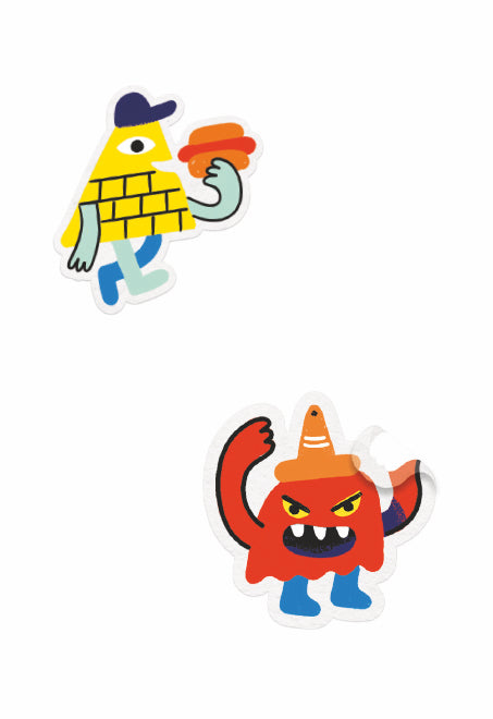 Monster Invasion Sticker Story Kit - JKA Toys