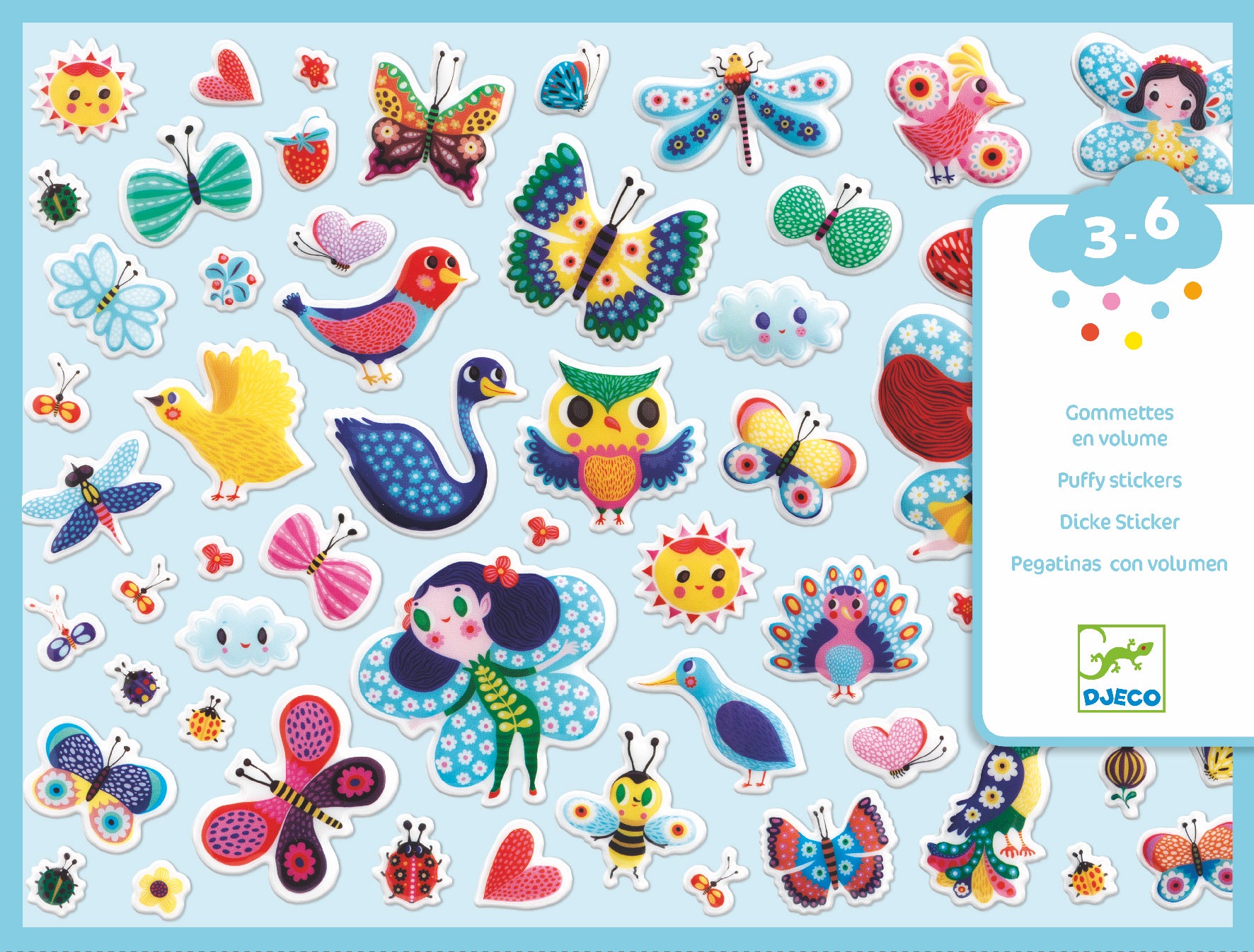 Little Wings Puffy Stickers - JKA Toys