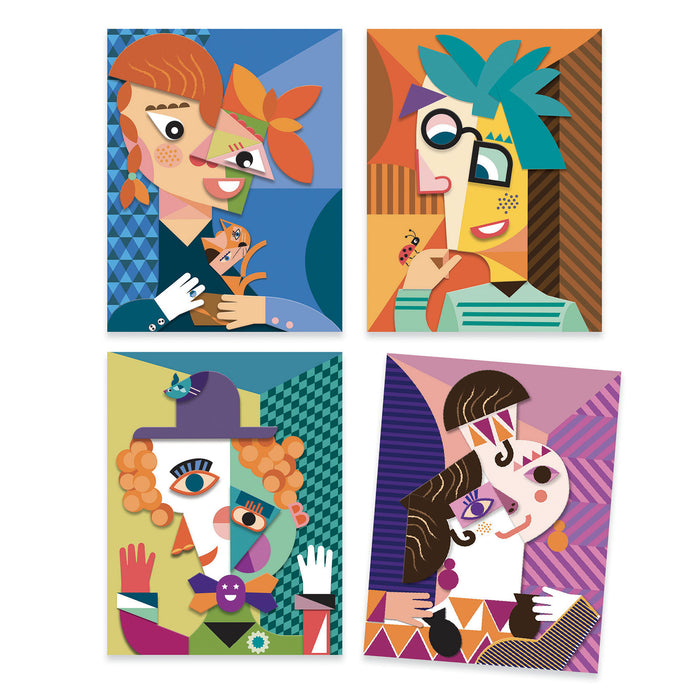Inspired by Pablo Picasso - Sticker Collage - JKA Toys
