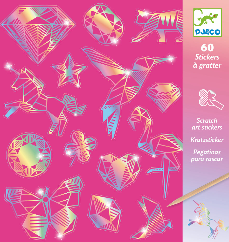 Diamond Scratch Stickers - JKA Toys