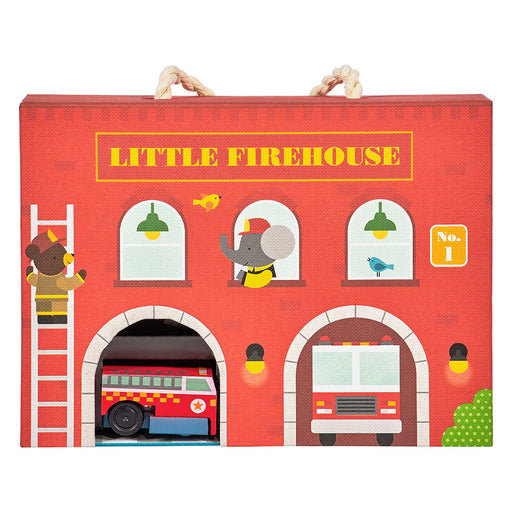 Little Firehouse Wind-Up Play Set - JKA Toys