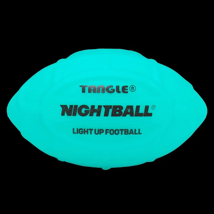Teal LED NightBall Football - JKA Toys