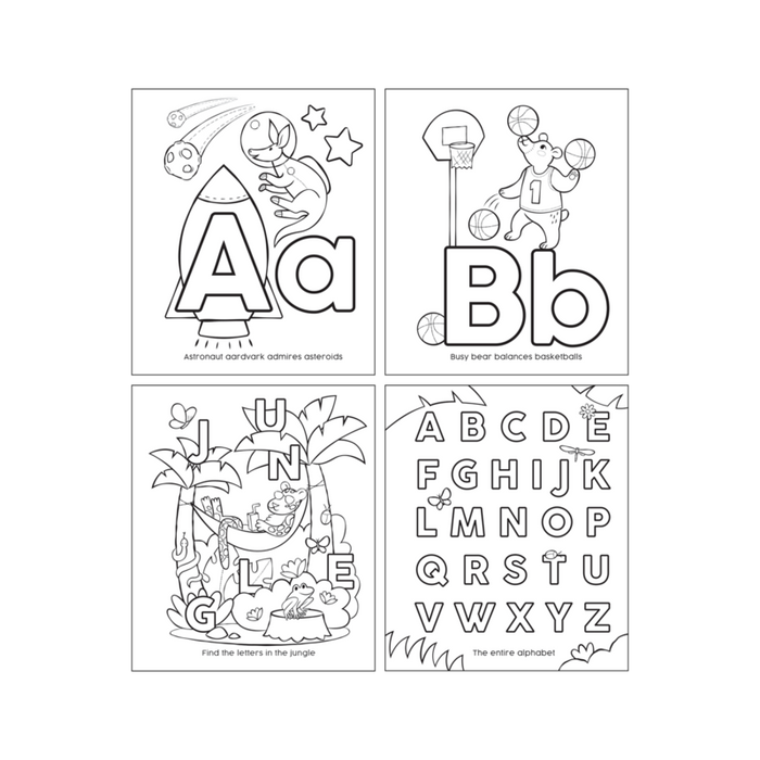 My First ABC Toddler Color-in’ Book - JKA Toys
