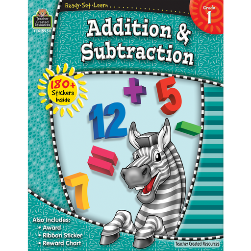 Ready Set Learn Workbook: Addition & Subtraction - Grade 1 - JKA Toys