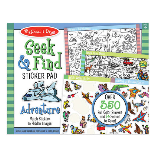 Seek & Find Sticker Pad - Adventure - JKA Toys