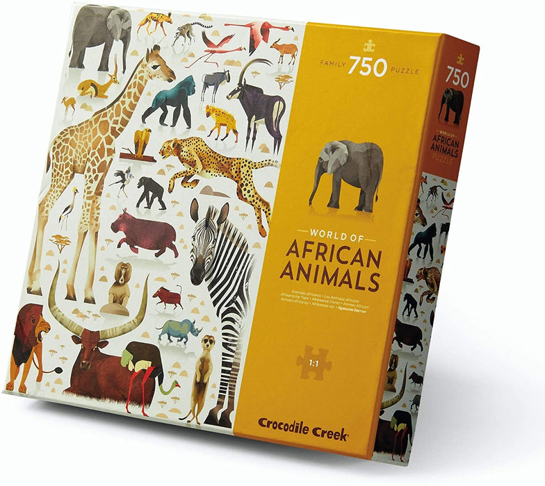 750 Piece World of African Animals Family Puzzle - JKA Toys