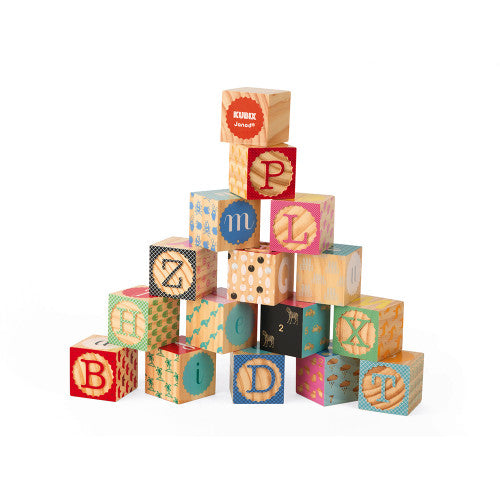 Alphabet Blocks - Set of 16 - JKA Toys