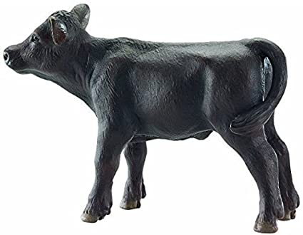 Black Angus Calf Figure - JKA Toys