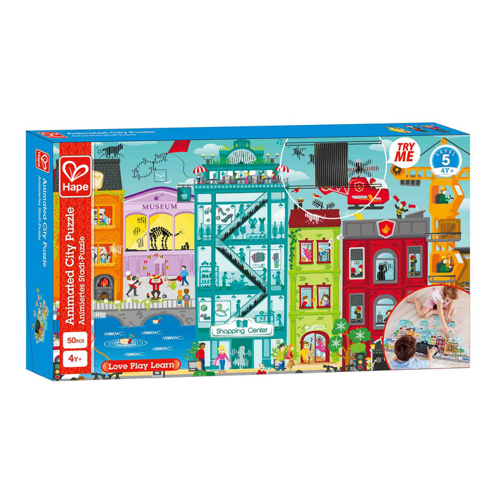 49 Piece Animated City Puzzle - JKA Toys