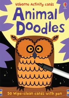 Animal Doodles Wipe Clean Cards - JKA Toys
