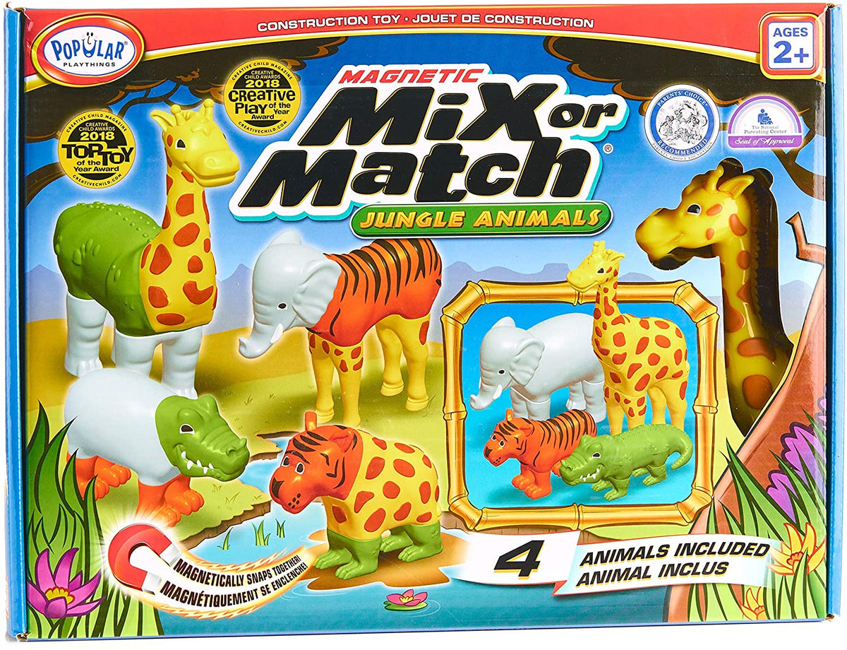 ガチャ食玩など　人形他いろいろセット　ジャンク Magnetic Mix or Match Jungle Animals — JKA Toys