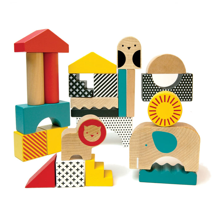 Animal Town Wooden Blocks - JKA Toys
